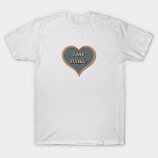 Line dance heart T-Shirt